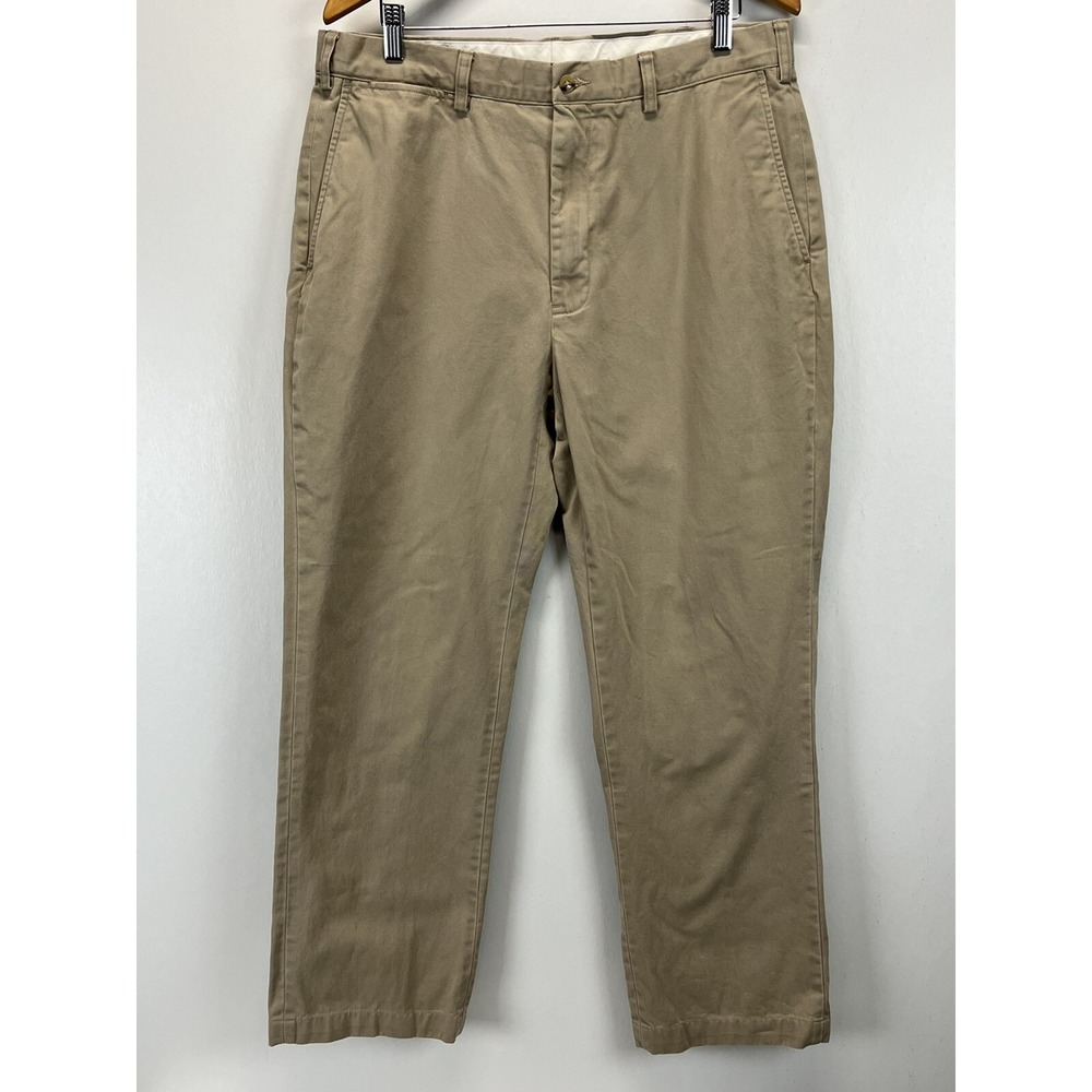 Polo Ralph Lauren Chino Pants Sz 36 Tall GUC Flat Front